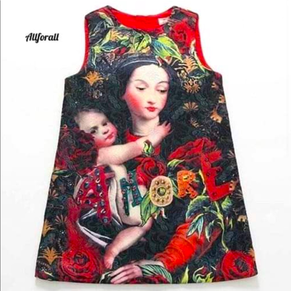 Girls Child and Madonna Shift Dress